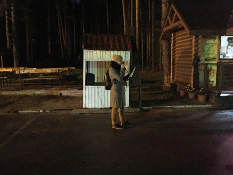 фото Литературный троллейбус остановка
