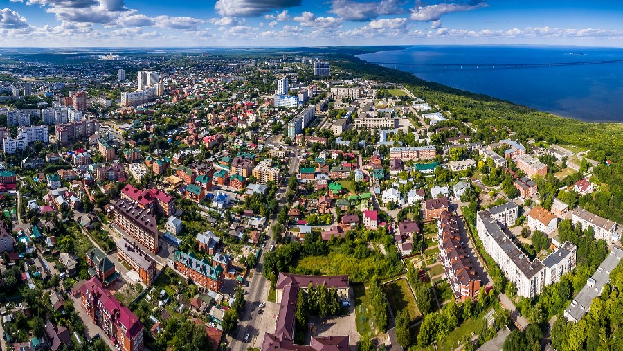 панорама Ульяновска